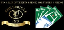 WIN EXCLUSIVE TICKETS TO ULSTER v AIRONI