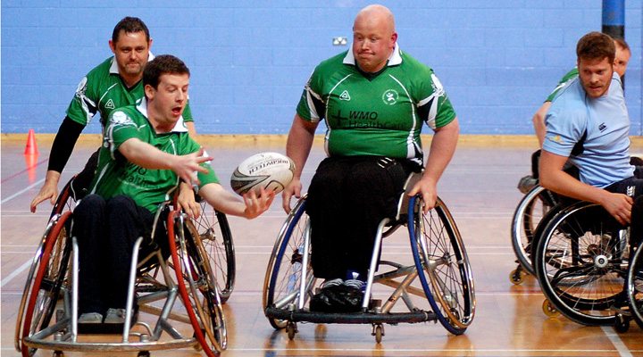 Wheelchair Rugby: Irish Wheelchair Rugby 7’s Challenge Matches.