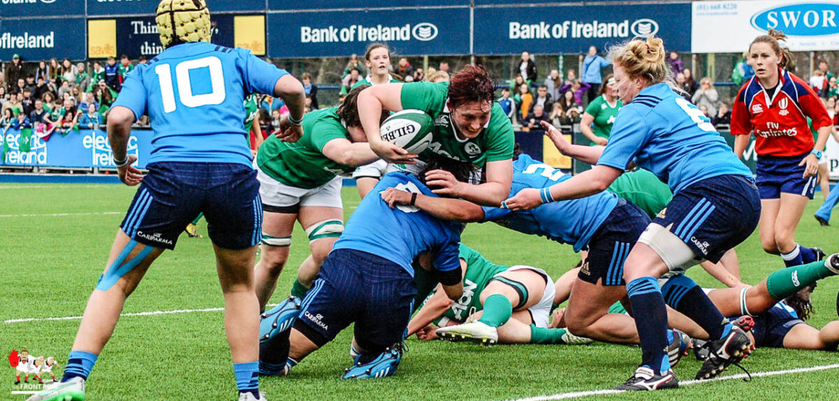 Women Six Nations: Ireland 14 Italy 3