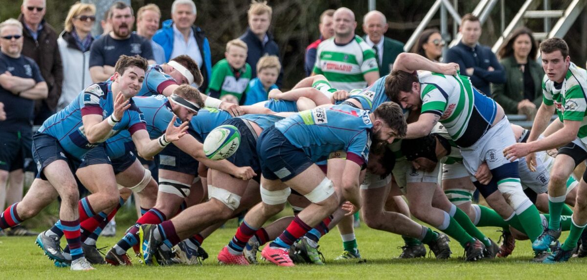 AIL Playoff: Belfast Harlequins 26 Omagh Academicals 20