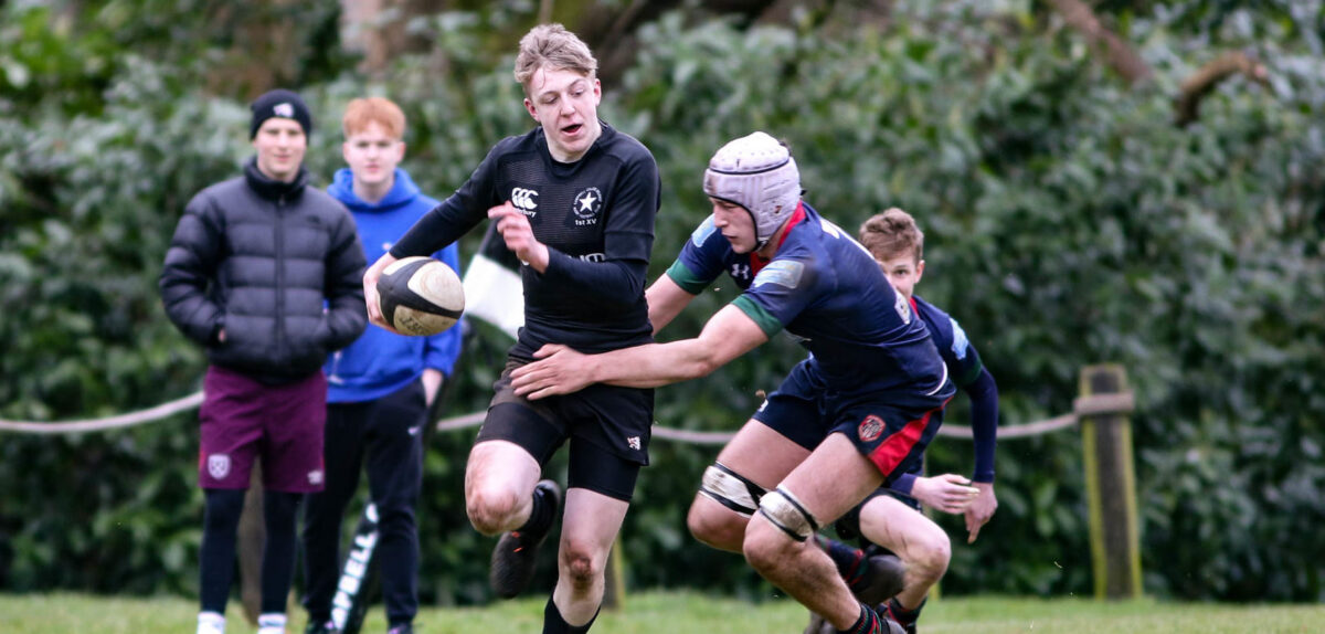 Subsidiary Shield: Campbell College 48 Coleraine Grammar 17