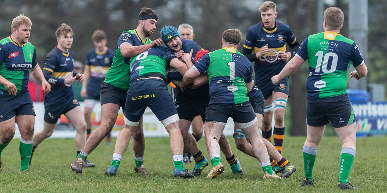 Towns Cup: Ballynahinch II 35 Banbridge II 12