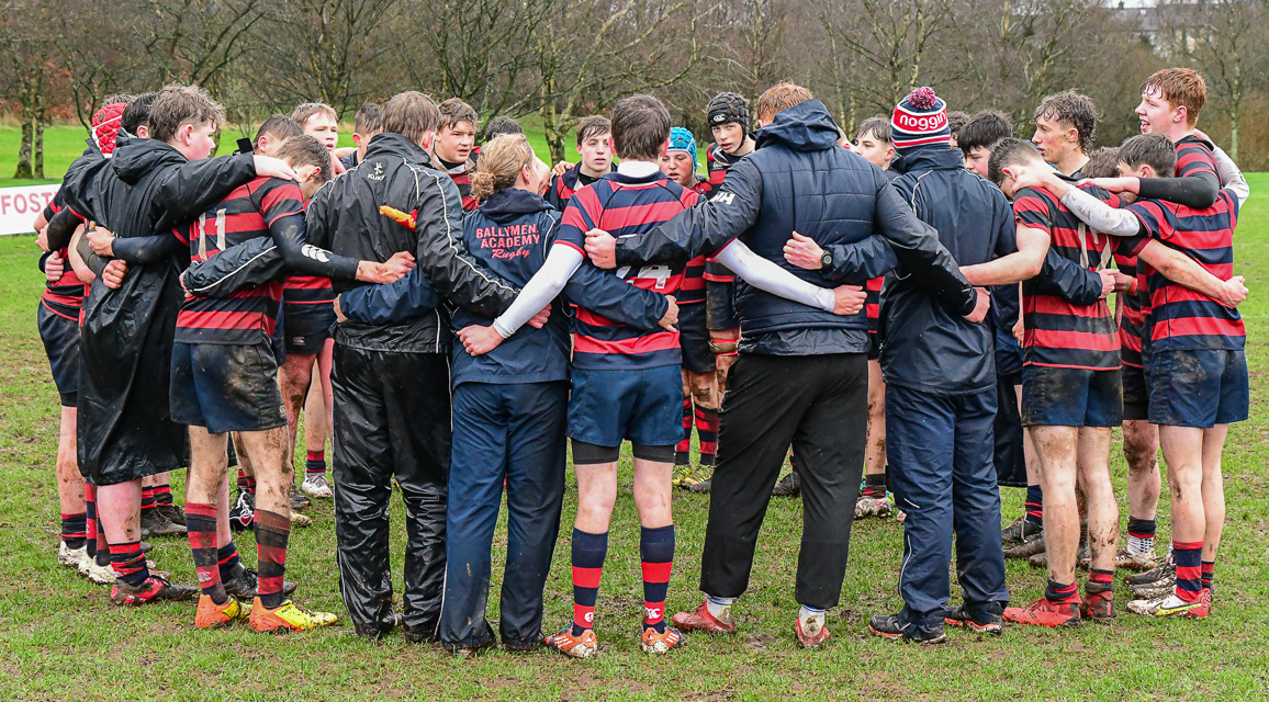 Medallion Shield. Ballymena Academy 10 Regent House 7 Quarter Final