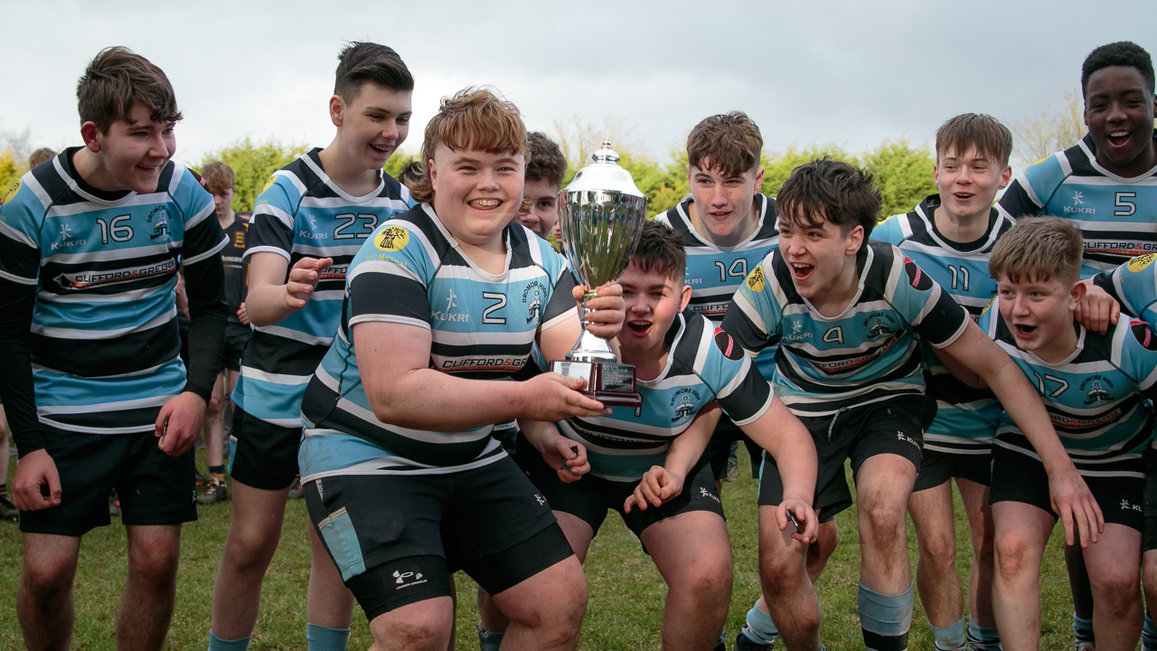 Medallion Trophy: Dromore High 24 Omagh Academy 12