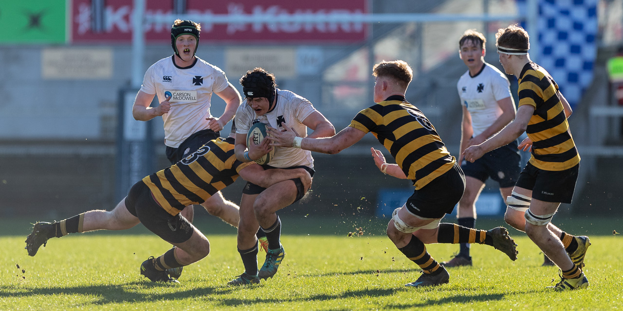 Schools Cup: Methodist College 43 Royal Belfast Academical Institution 15 Semi Final