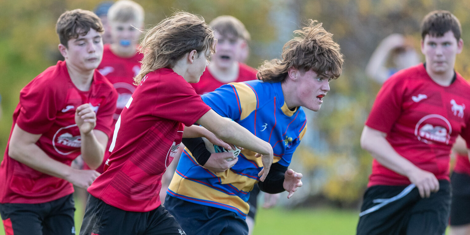 U16 High School Cup: Bangor Academy 32 Glastry College 7