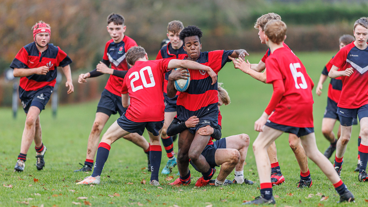 Medallion Shield: Lurgan College 29 Wellington College 24