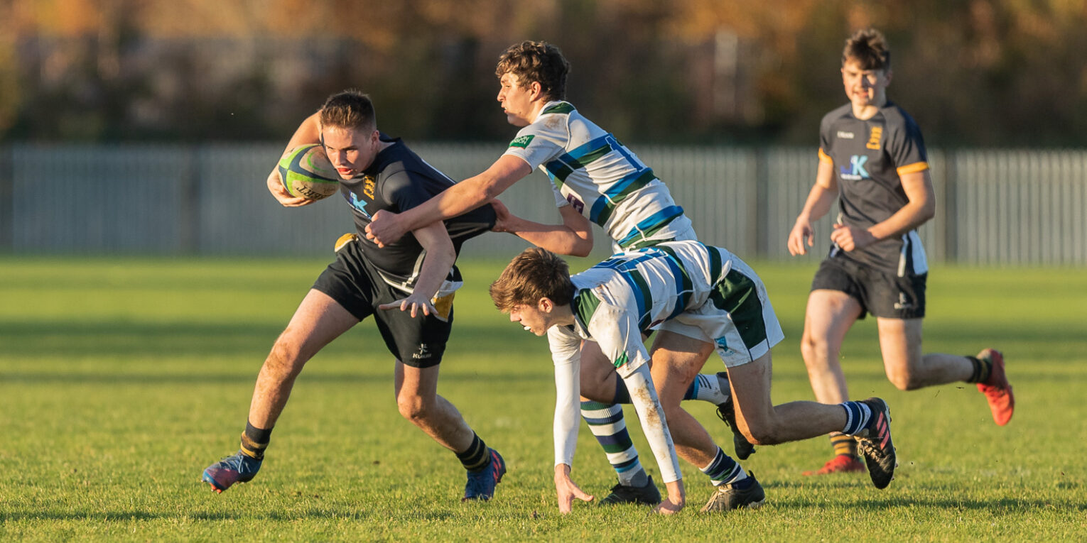 Schools Cup: Grosvenor Grammar School 12 Omagh Academy 26 Group E