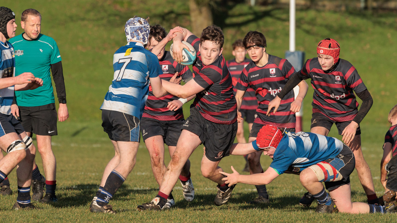 Medallion Shield: Larne Grammar 13 Limavady Grammar 10