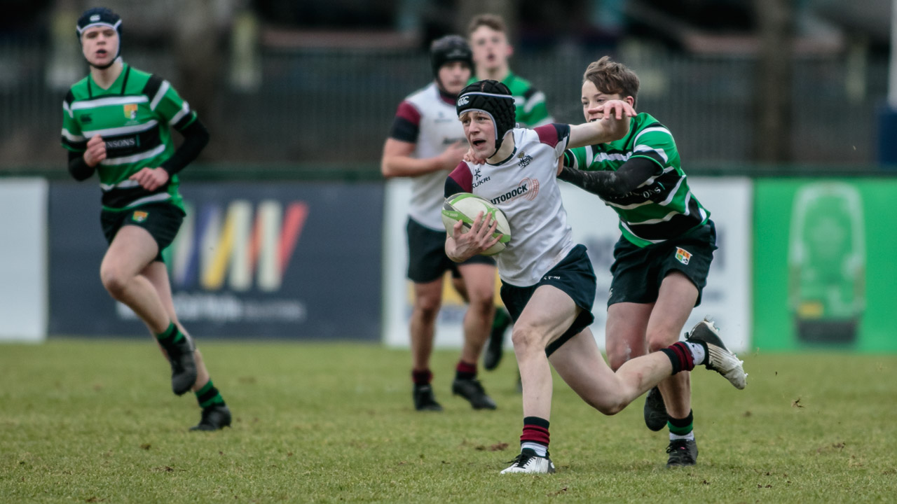 Medallion Shield: Belfast Royal Academy 8 Sullivan Upper School 7