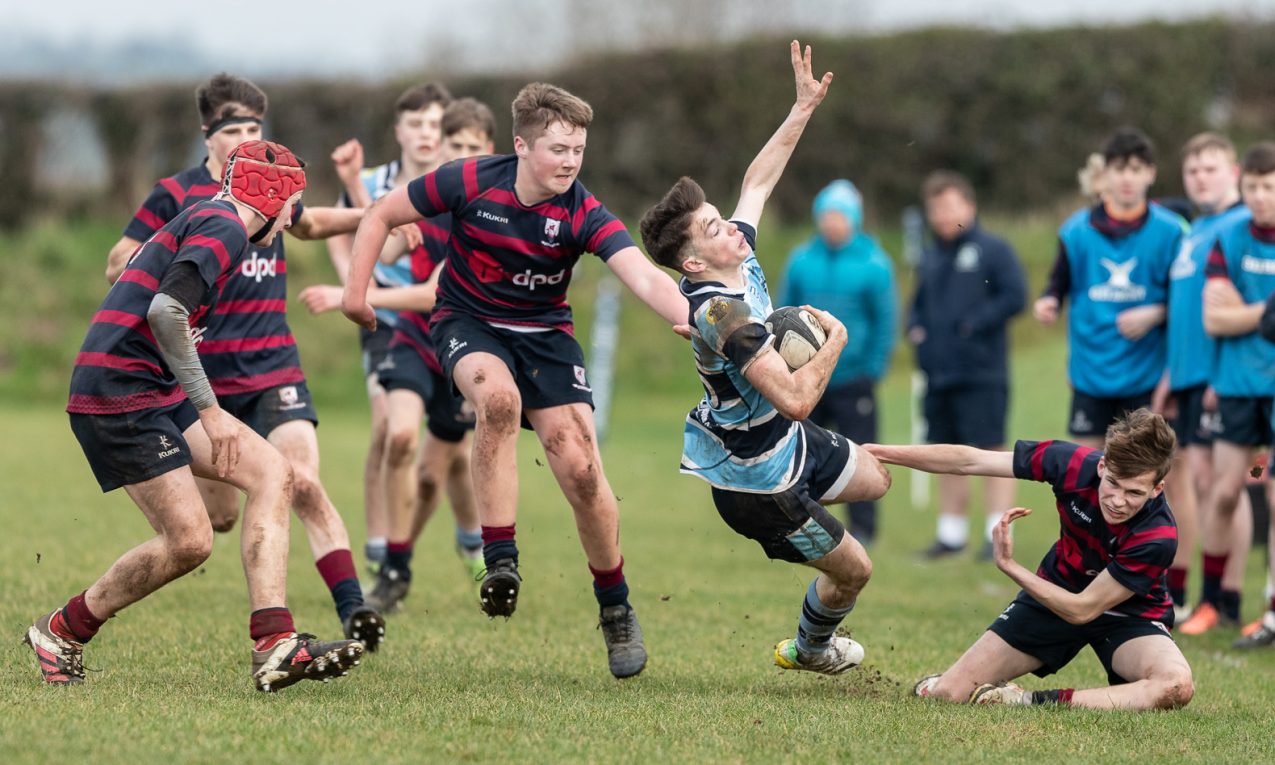 Medallion Shield: Dromore High School 26 Larne Grammar School 12