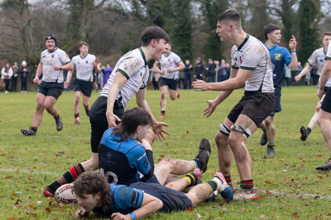 Schools Trophy: Antrim Grammar 9 Cambridge House 22.