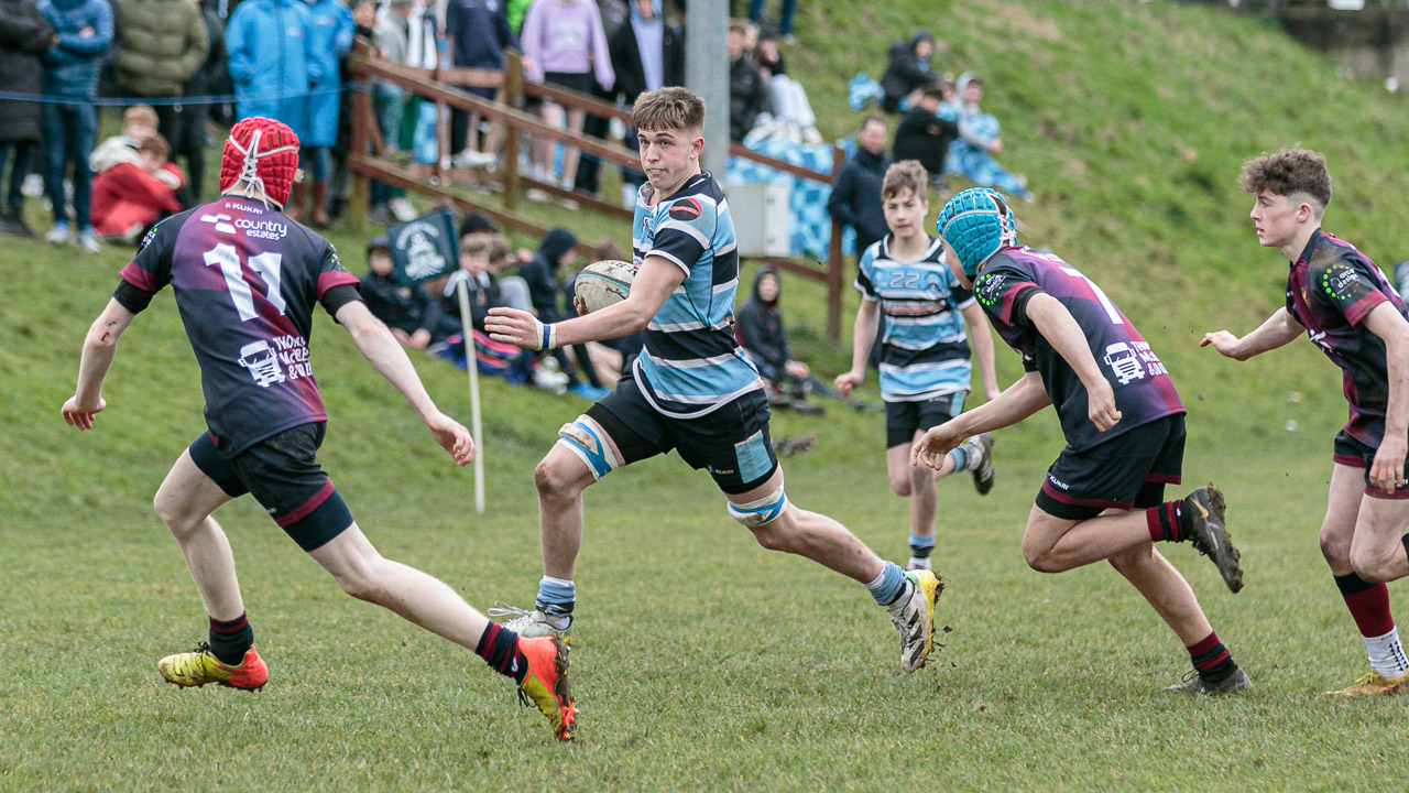 Medallion Shield: Dromore High 20 Belfast Royal Academy 30 Quarter Final