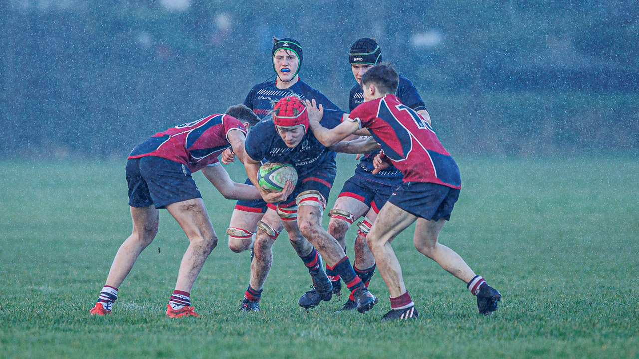 Schools Trophy: Larne Grammar 5 Lurgan College 15 QF Replay