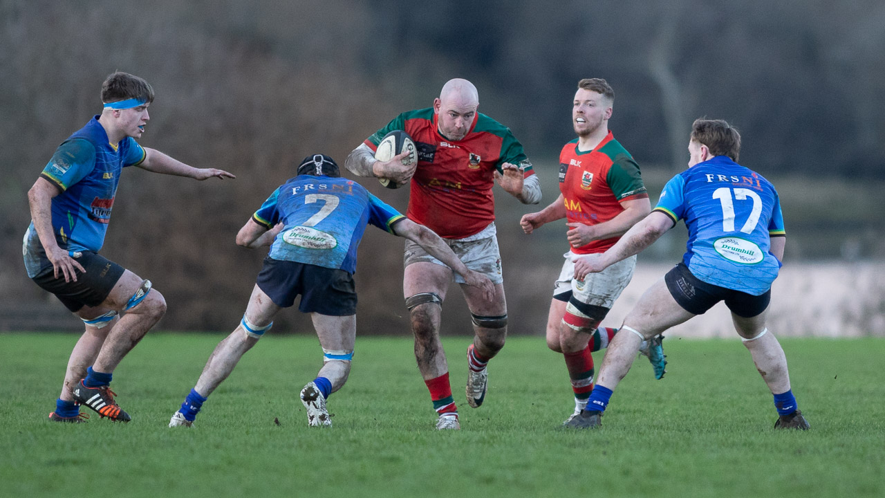 Gordon West Cup: Larne 18 Lisburn 18