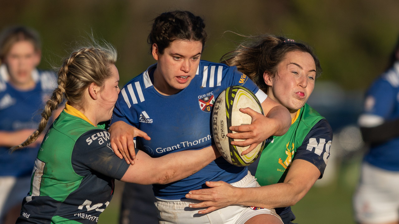 Premiership Women: Ballynahinch 14 Queen’s University 61