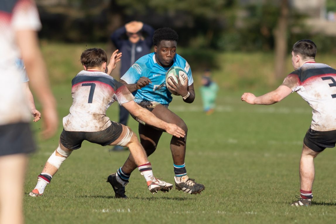 Subsidiary Shield: Larne Grammar 19 Dromore High 22 Quarter Final