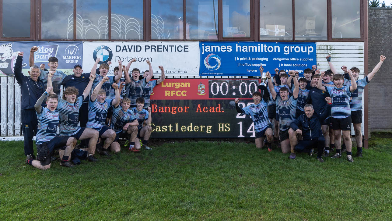 U18 High Schools Cup: Bangor Academy 27 Castlederg High School 14 Final